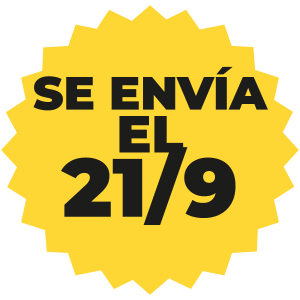 Envío el 21/9 Envío el 21/9